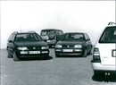 VW Golf, VW Golf Estate, VW Passat Estate and  VW Caravelle - Vintage Photograph