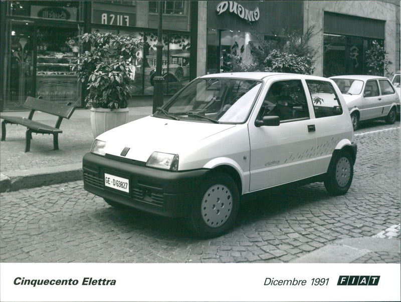 Fiat Cinquecento Elettra - Vintage Photograph