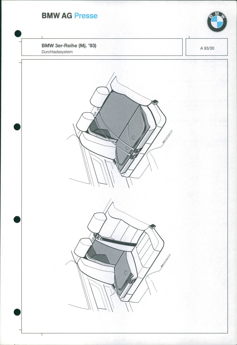 1993 BMW 3 Series - Vintage Photograph