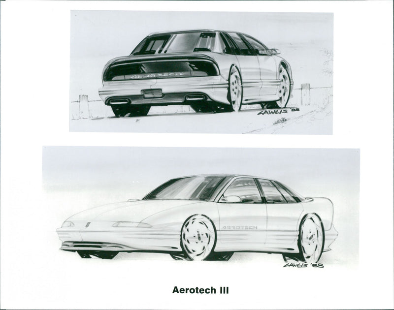 Oldsmobile Aerotech III - Vintage Photograph