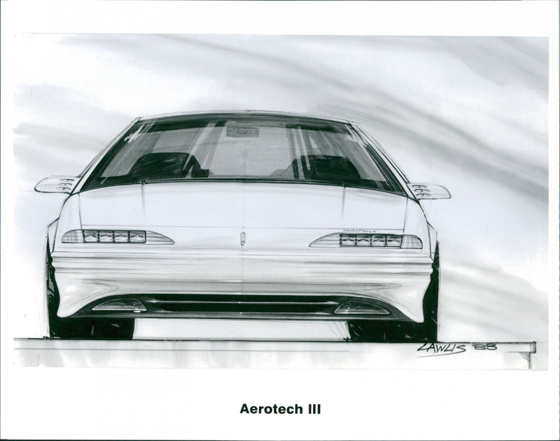 Oldsmobile Aerotech III - Vintage Photograph