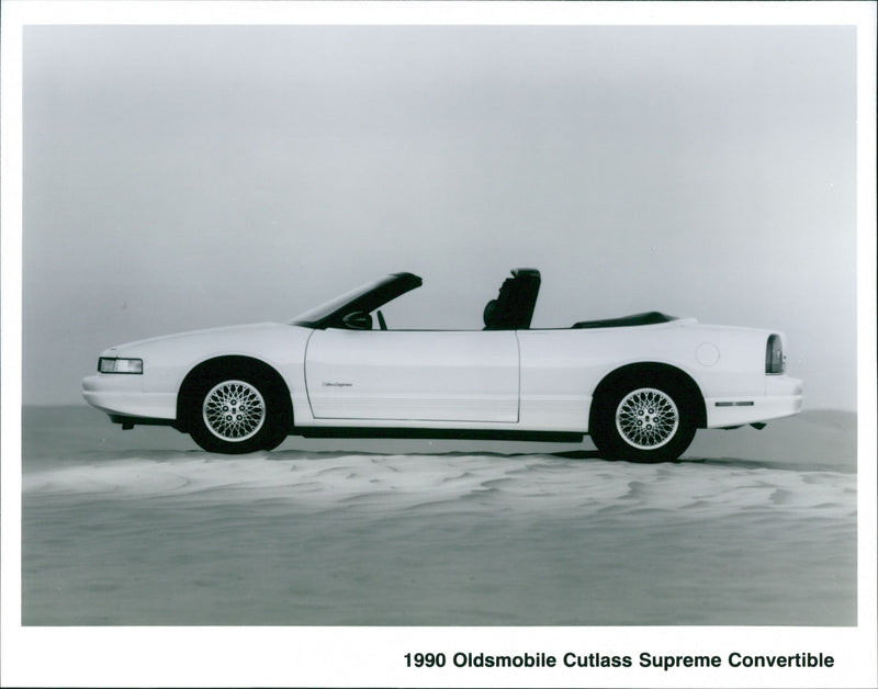 1990 Oldsmobile Cutlass Supreme Convertible - Vintage Photograph