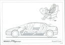 Renault Mégane. - Vintage Photograph