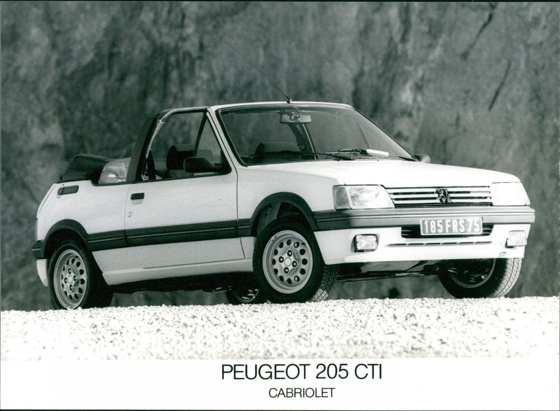 Peugeot 205 CTI Cabriolet - Vintage Photograph