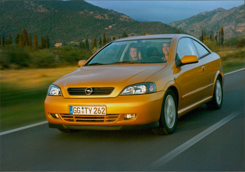 2000 Opel Astra Coupe - Vintage Photograph