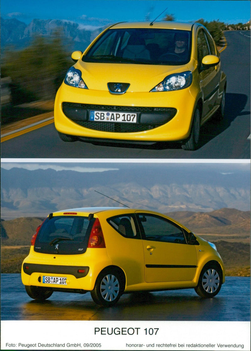 Peugeot 107 - Vintage Photograph