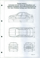 Toyota Carina  II sedan - Vintage Photograph