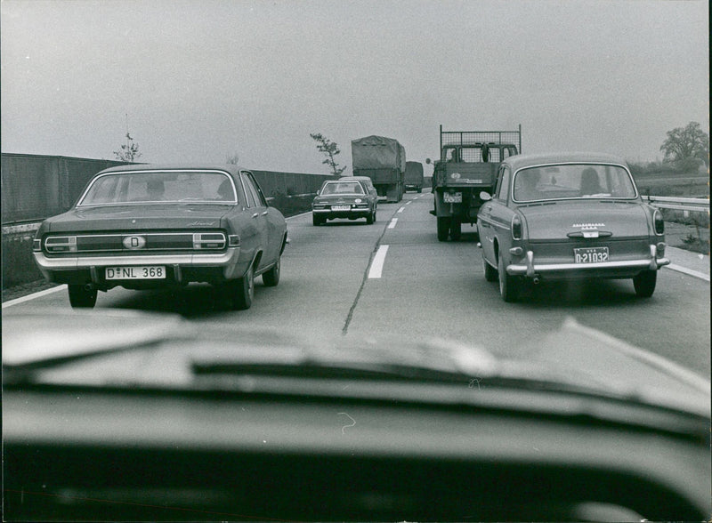 Sedan cars - Vintage Photograph