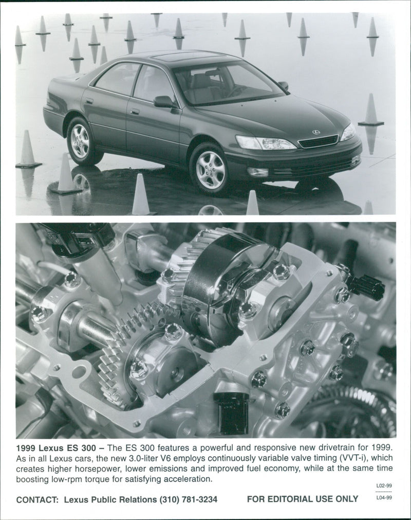 1999 Lexus ES 300 - Vintage Photograph
