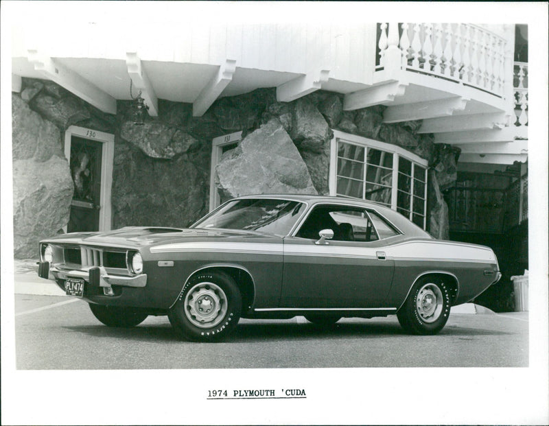 1974 Plymouth 'Cuda. - Vintage Photograph