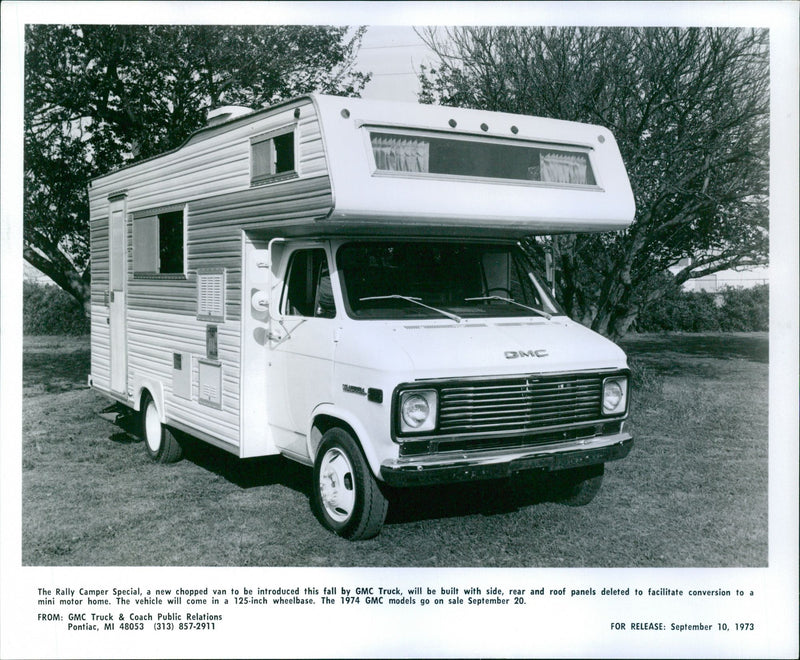 1974 GMC Rally Camper Special - Vintage Photograph