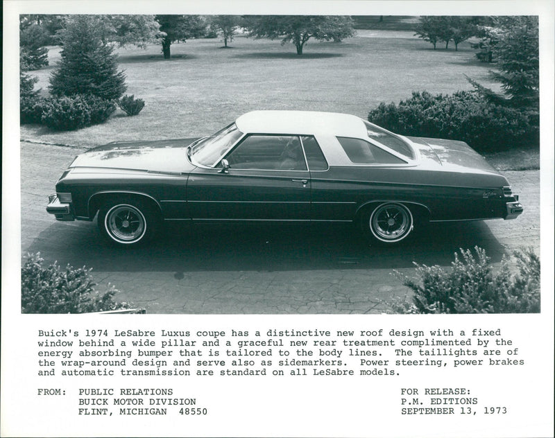 Buick's 1974 LeSabre Luxus - Vintage Photograph