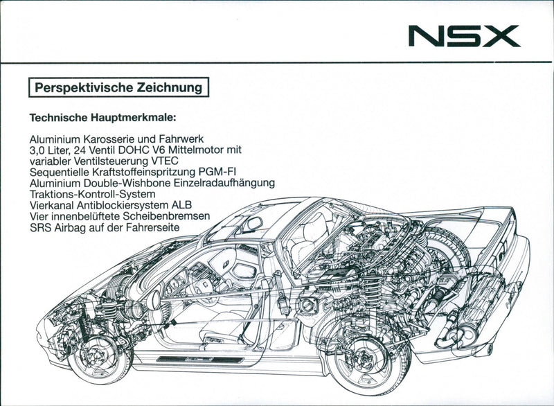 Honda NSX - Vintage Photograph