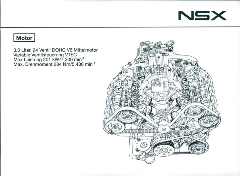 Honda NSX - Vintage Photograph