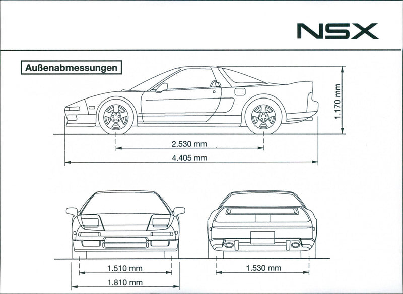 Honda NSX - Vintage Photograph
