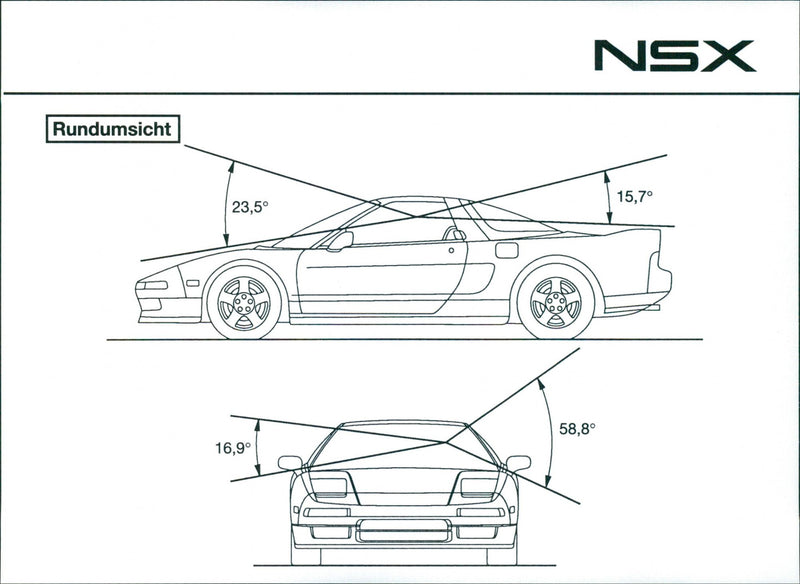 Honda NSX - Vintage Photograph