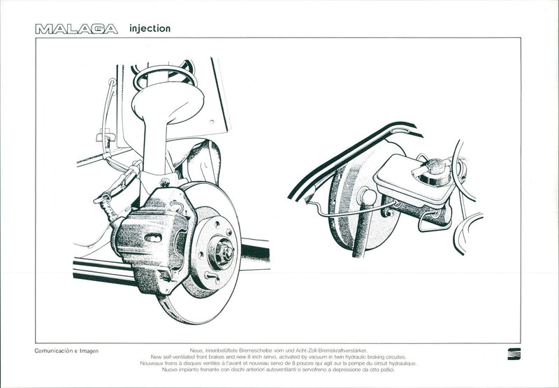 1988 Seat Malaga Injection - Vintage Photograph