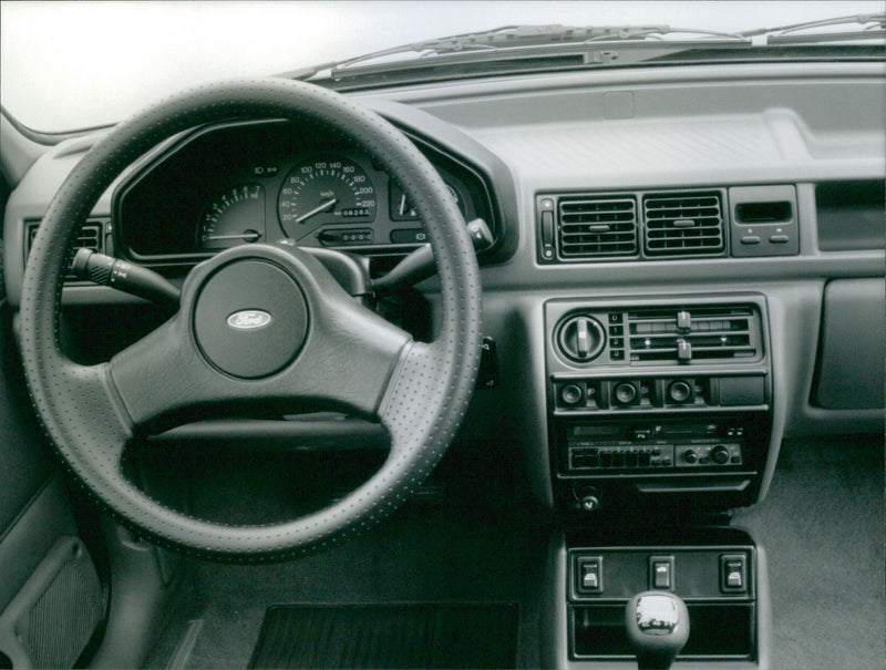 1989 Ford Fiesta XR2i - Vintage Photograph