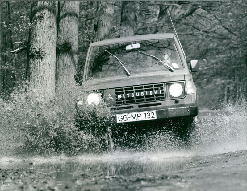 Mitsubishi Pajero - Vintage Photograph