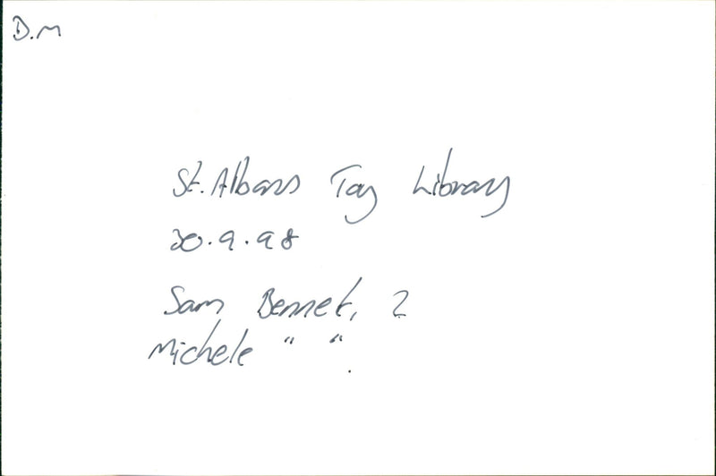 1998 SERIES - Vintage Photograph