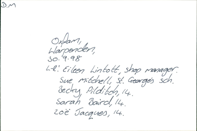 1998 SERIES - Vintage Photograph