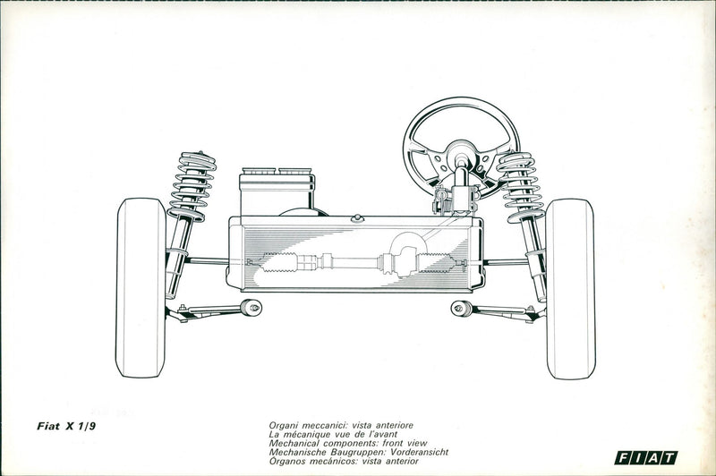 Fiat X1/9 - Vintage Photograph