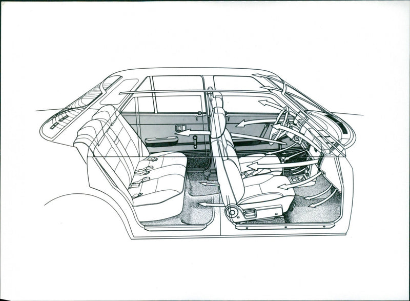 Car Air Condition - Vintage Photograph