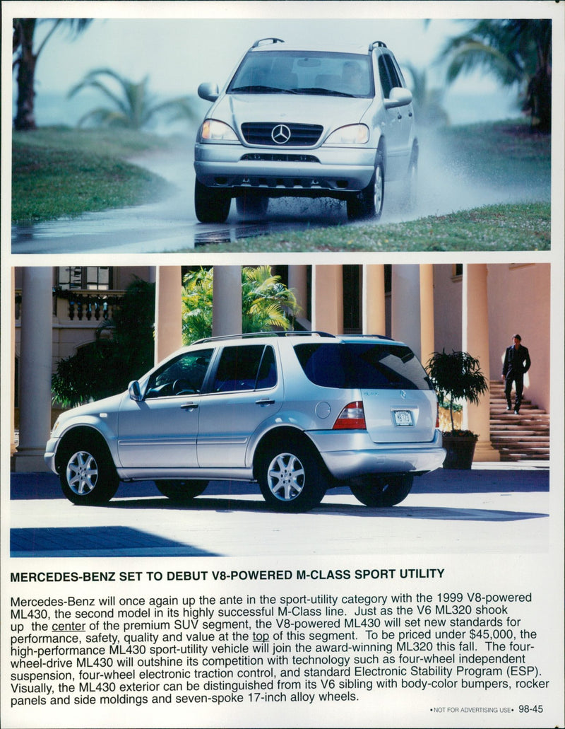 1999 Mercedes-Benz ML430 - Vintage Photograph