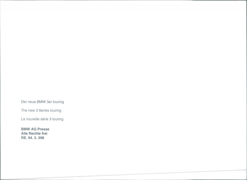 1995 BMW 328 - Vintage Photograph