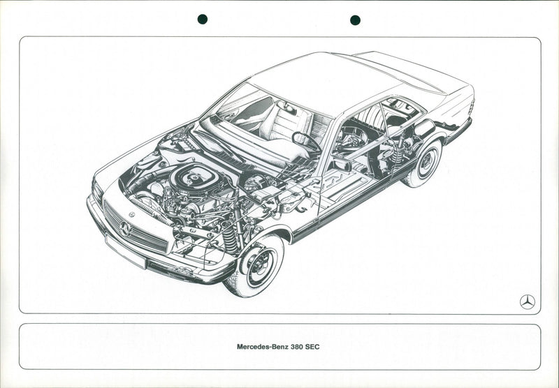 Mercedes-Benz 380 SEC - Vintage Photograph
