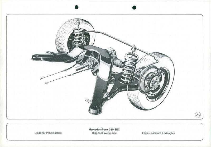Mercedes-Benz 380 SEC - Vintage Photograph