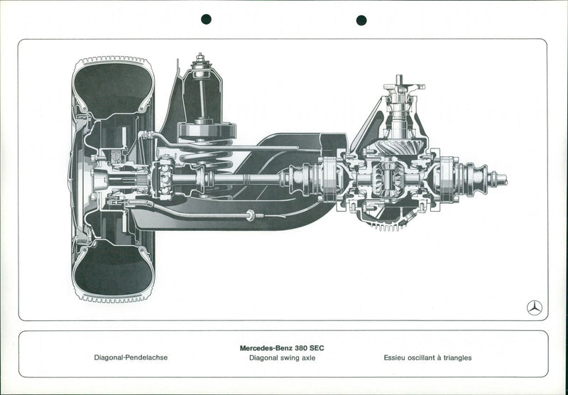 Mercedes-Benz 380 SEC - Vintage Photograph