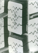 Tire tread and the lamella - Vintage Photograph
