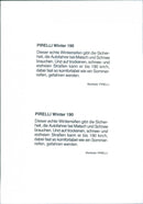 Pirelli Winter 190 - Vintage Photograph