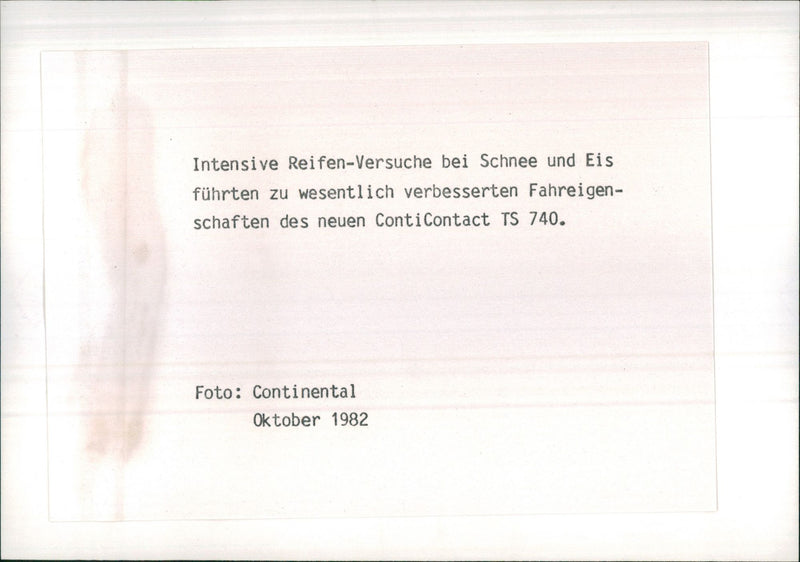 ContiContact TS 740 - Vintage Photograph