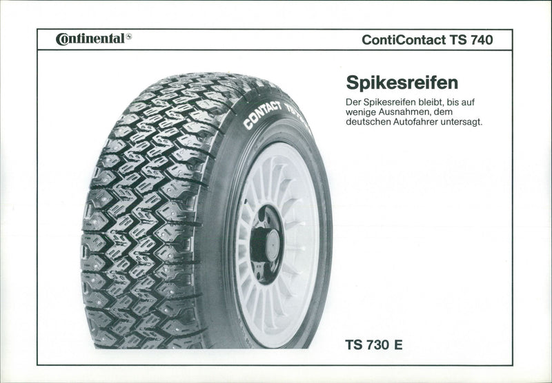 ContiContact TS 730 E - Vintage Photograph