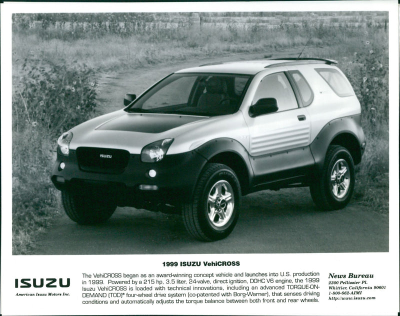 1999 Isuzu VehiCROSS - Vintage Photograph