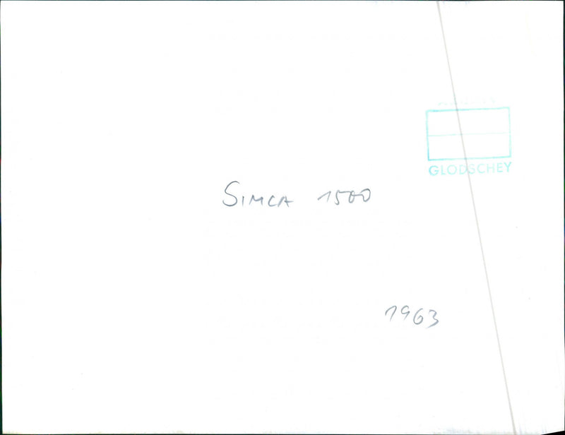 Simca 1500 - Vintage Photograph