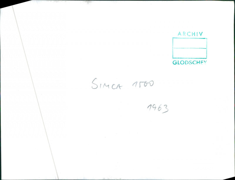 Simca 1500 - Vintage Photograph