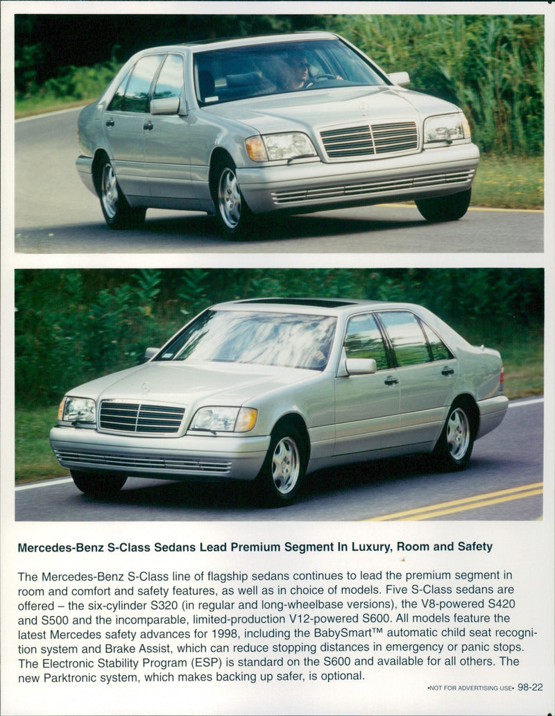 Mercedes-Benz S-Class - Vintage Photograph