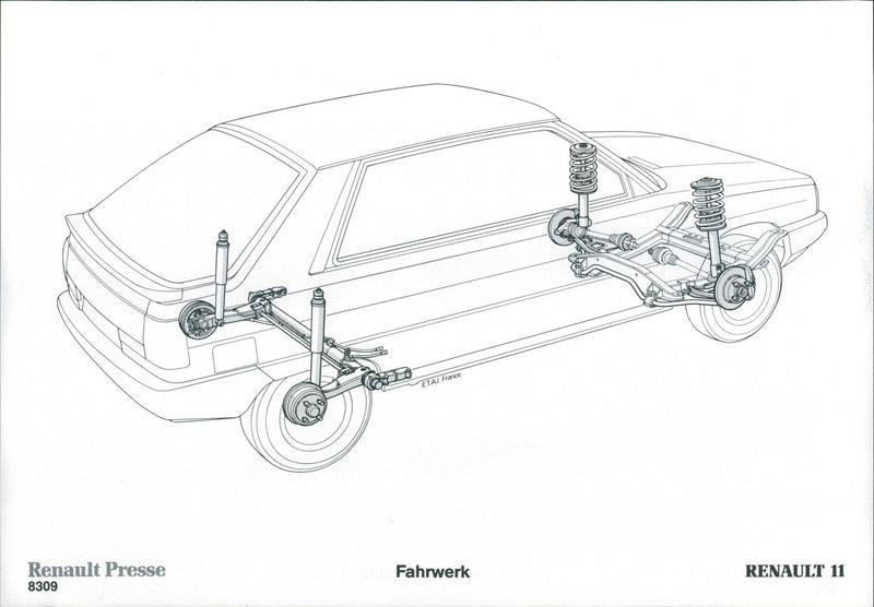 Renault 11 - Vintage Photograph