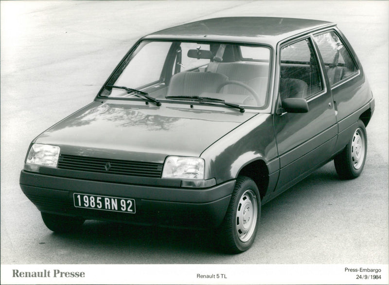 1984 Renault 5 TL - Vintage Photograph