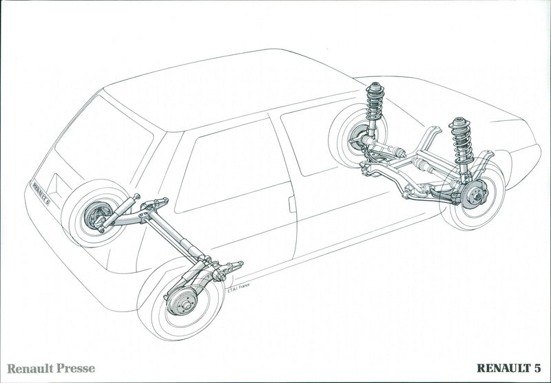 1984 Renault 5 - Vintage Photograph