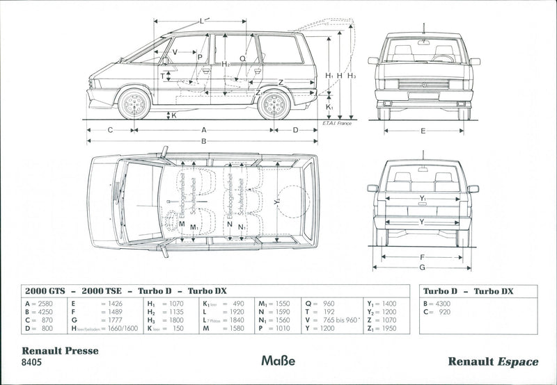 Renault Espace - Vintage Photograph