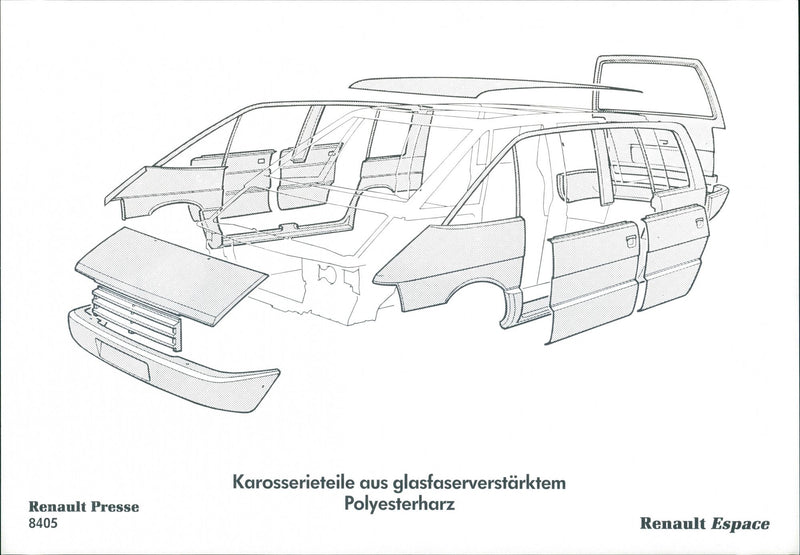 Renault Espace - Vintage Photograph