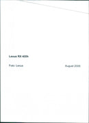 2005 Lexus RX 400h - Vintage Photograph