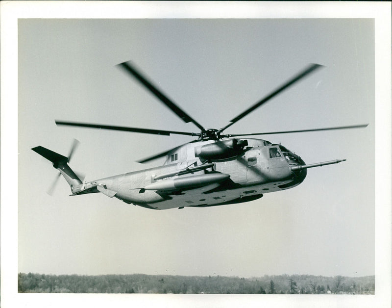 Helicopter - Vintage Photograph