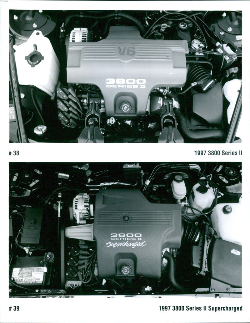 1997 3800 Series II  & 1997 3800 Series II Supercharged - Vintage Photograph