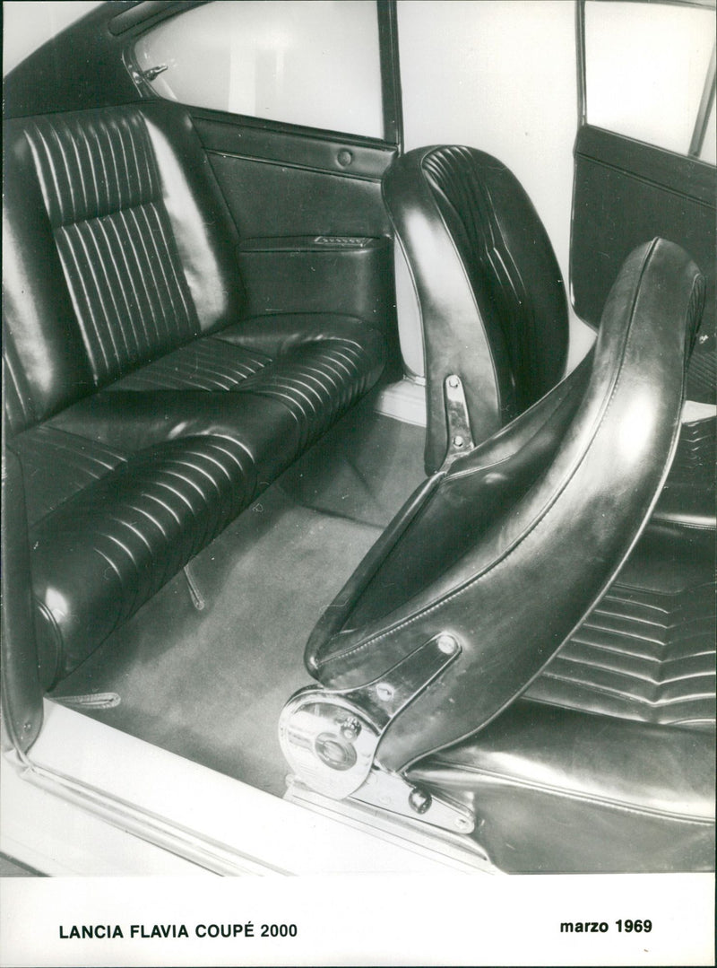1969 Lancia Flavia Coupe 2000 - Vintage Photograph