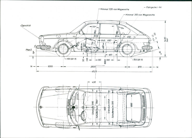 VW 411 - Vintage Photograph